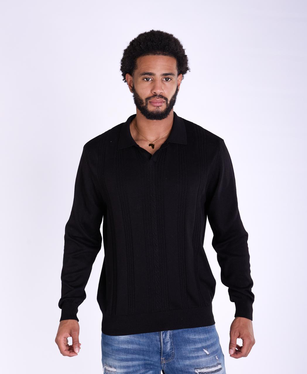 Eleganter Herren-Strickpullover
